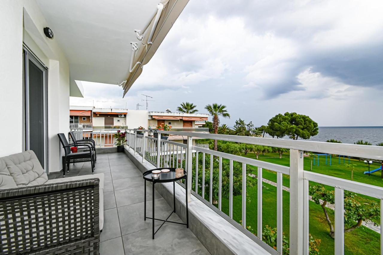 E & D Family Apartment By The Sea Kalyves Polygyrou Esterno foto